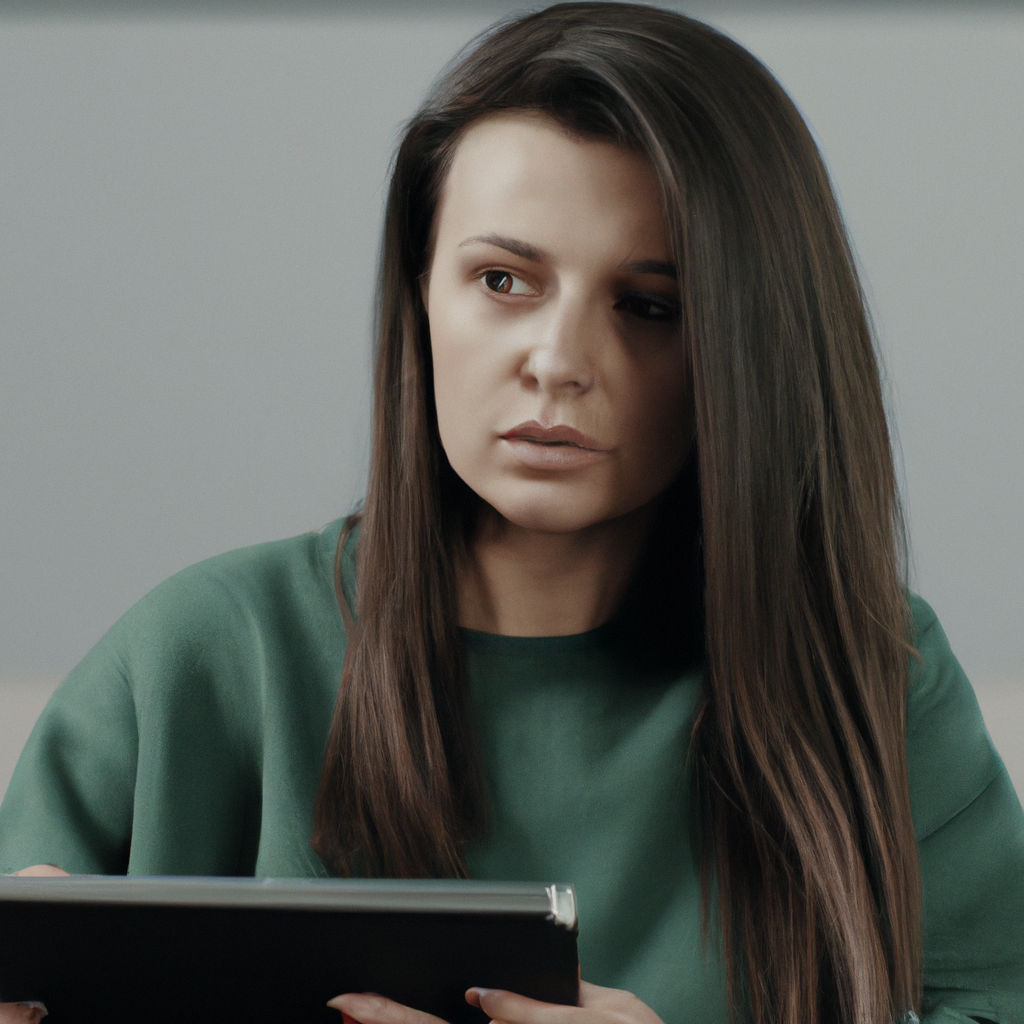 Портрет руководителя проектов, умная женщина с планшетом в офисе, ультрадетально